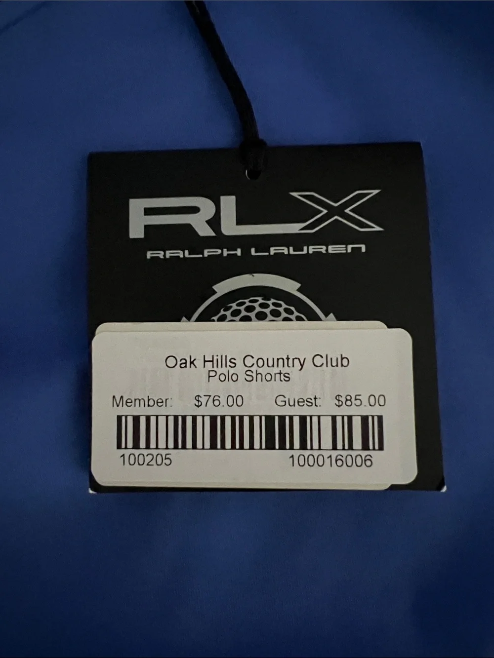 RLX Ralph Lauren Men’s Flat-Front Shorts — Periwinkle Blue